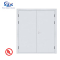 Powder Coated Finish Galvanized Turkey fabricated Galvanized Steel Fire Door photos with Vision Panel